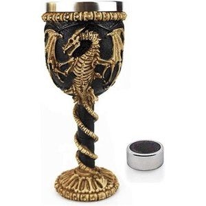 Medieval GOT Dragon Chalice Goblet Dungeons & Dragons Game Gift Ideas of Thrones
